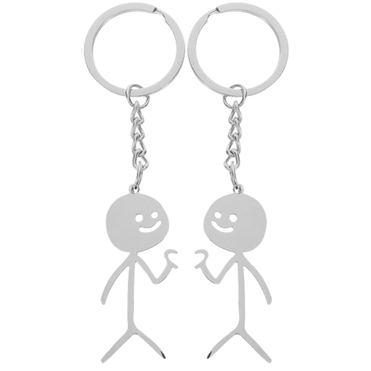 Llaveros Conectables de Acero para Parejas