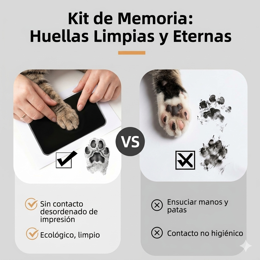 Almohadilla recuerdo de mascotas sin manchas